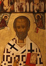 Saint Nicholas who was born on 15 March 270 is also called Nikolaos of Myra. He is a historic Christian saint and GreekBishop of Myra, in Asia Minor Turkey.